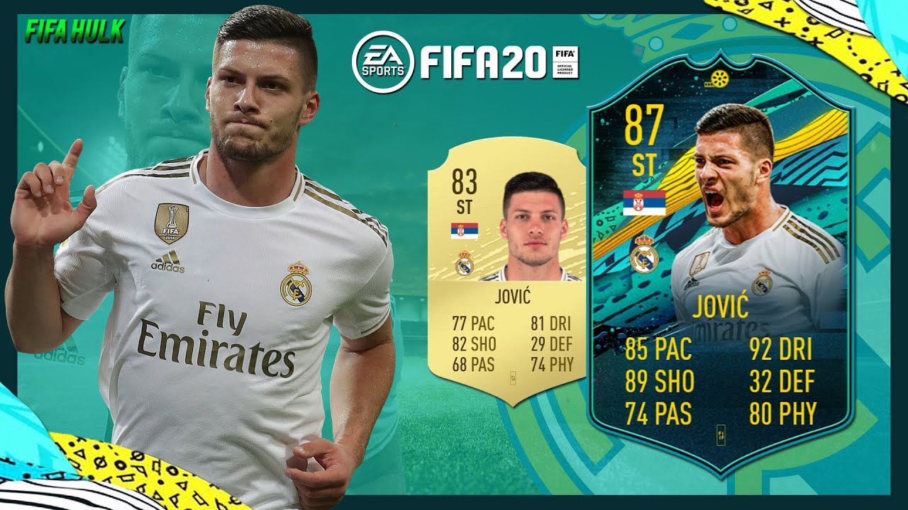 Fifa20 Moments 87 Jovic review | Moments SBC 87 Jovic player review