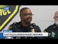 BREAKING NEWS: Flint Police Chief to address recent shootings, provide updates on investigations