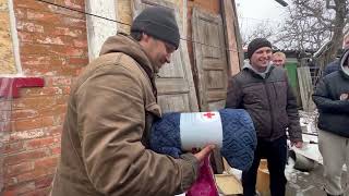 Kharkiv region Ukraine. In a house with a paralyzed mother under fire