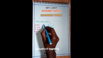 Alphabet Series|General Intelligence|Reasoning Tricks|Reasoning Classes for SSC-CGL GD Exam#shorts