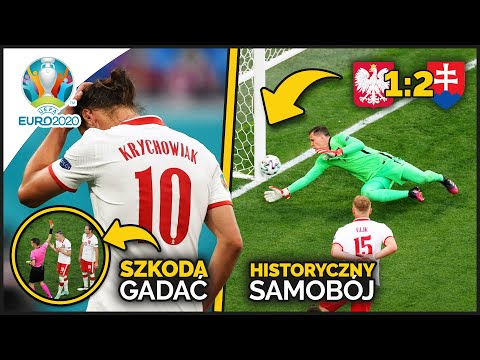 żenada... Polska przegrywa ze Słowacją 1-2... SAMOBÓJ Szczęsnego i CZERWONA kartka dla Krychowiaka!
