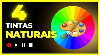 Incrível Como Fazer 4 Tintas Naturais