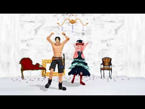 One Piece Ace and Pellona   (Shake it off)