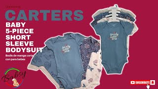 Baby Esenciales - Carters Short Sleeve Body Lovely Little Ones UNPACK -BODIS CARTER @Babsyesenciales