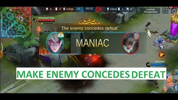 Make Enemy Surrender Using Dyrroth |  Venusaur Gaming | Mobile Legends |