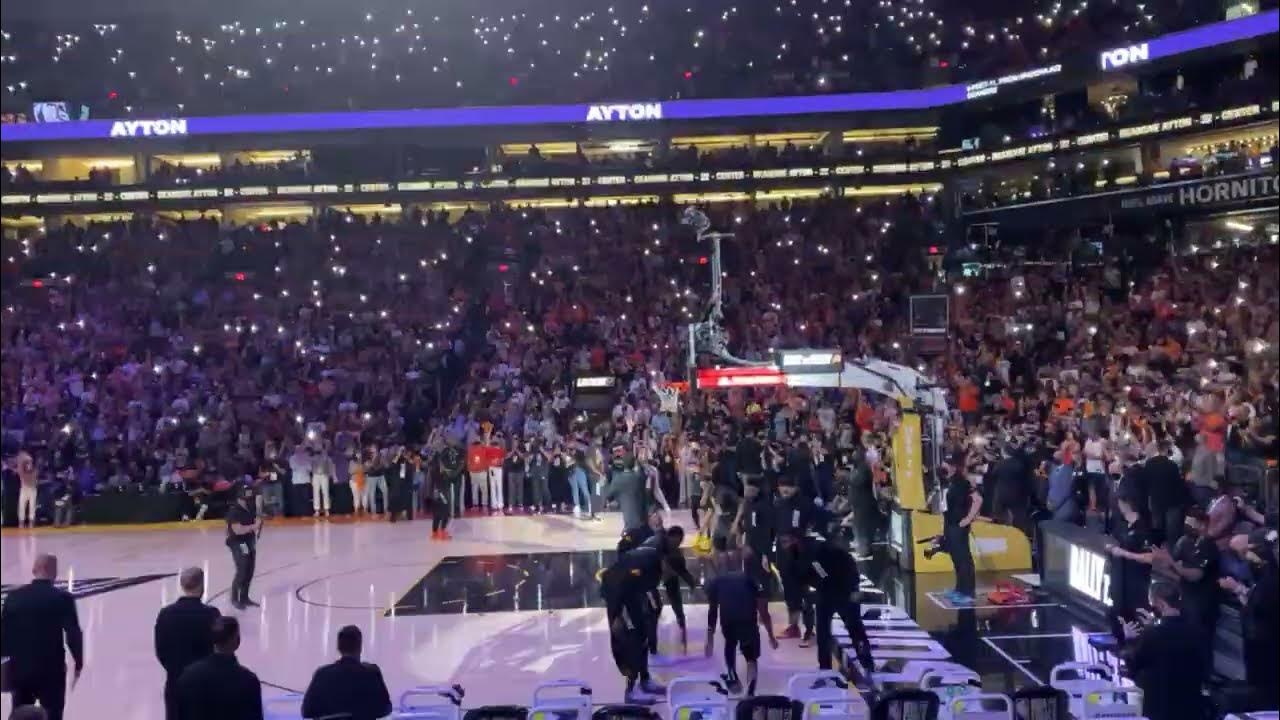 Starting Lineup Intro Suns vs Bucks, Game 2 of 2021 NBA Finals YouTube