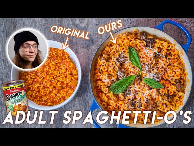 Adult SpaghettiOs Recipe