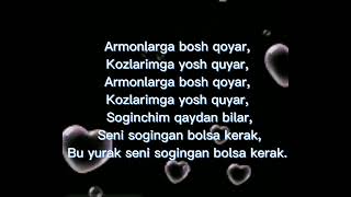 Botir Qodirov Yurak Karaoke version