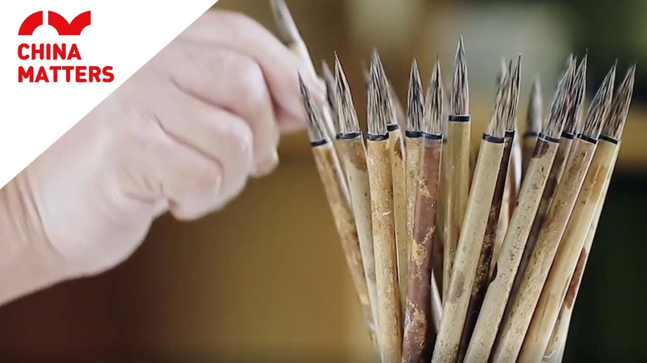 How to make a Chinese Calligraphy Brush 