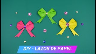 DIY SUPER FÁCIL - Lazo hecho con papel !!!