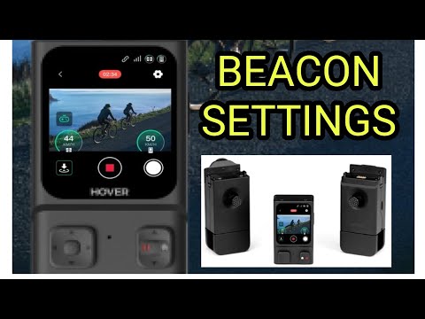 Hover Air X1 Pro Max Beacon - Screen Settings