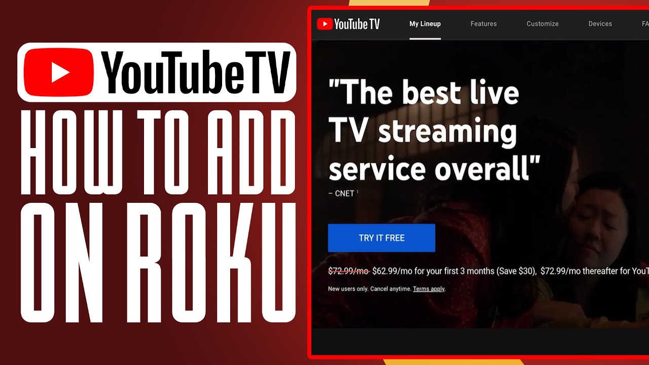 How To Add YouTube TV On Roku (2024) Full Guide - YouTube