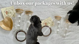 UNBOX OUR PACKAGES WITH US🐰🤍 by Dumbo and Bear 486 views 2 years ago 8 minutes, 14 seconds