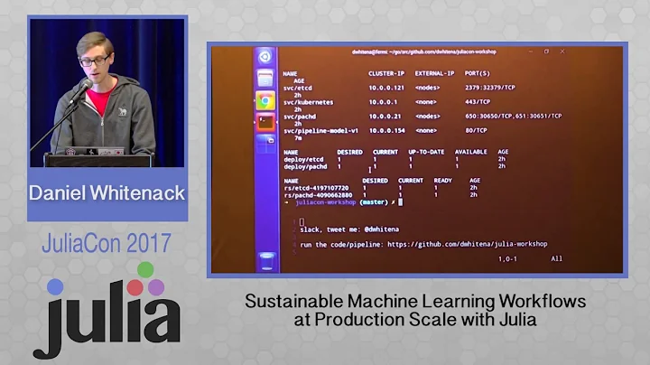 JuliaCon 2017 | Sustainable Machine Learning Workf...