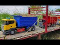 MOBIL TRUK TRONTON SCANIA RC MUAT PASIR - LOADER EXCAVATOR KERUK