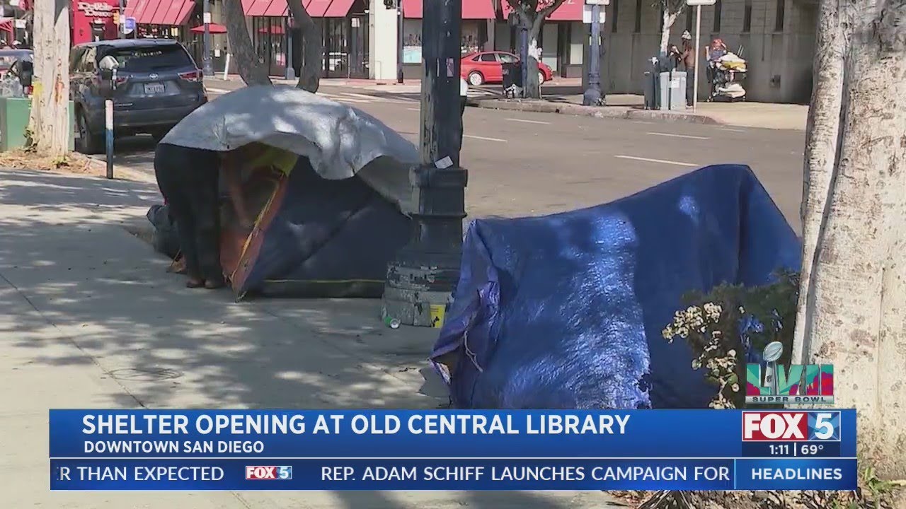 Old Central Library Becomes Homeless Shelter