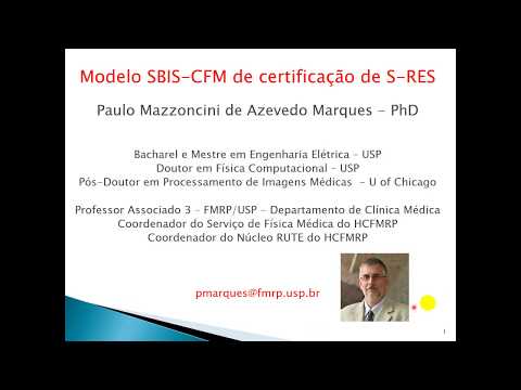Sobre certificação SBIS-CFM de S-RES | Paulo Mazzoncini | is.uab 2017