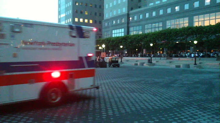 NYP EMS Taking Up From A Water Rescue At Battery Park