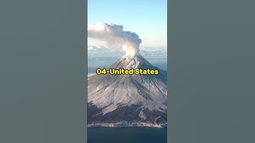 Top 10 Country With Most Active Volcano In The World