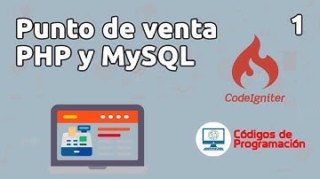 1. Punto de venta con CodeIgniter 4, instalación y diseño