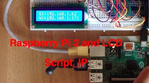 How to show local IP address of Raspberry Pi