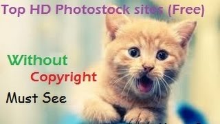 Top Websites with Free Stock  Images # 2018 (Without Copyright)