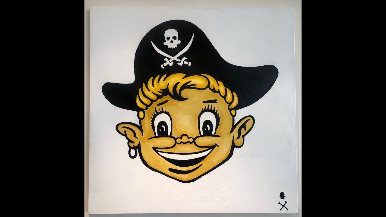 Treasure Paintings by JR Bissell: "Loot Boy" Pirate Gold Coins