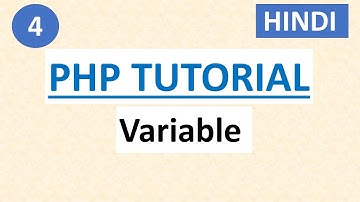 Declaration of variable | #4 PHP Tutorial for Beginners in HINDI