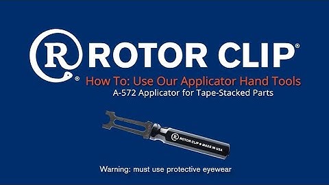 How To Use A Retaining Ring Applicator – For Tape Stacked Parts