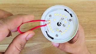 2 simple ways to repair LED light bulbs in your home! Fix LED lights easily