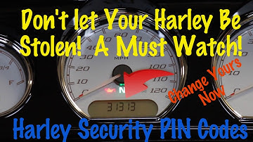 Set -Change- Override-Transport-Harley Security Alarm PIN Code No Key Fob |  Motorcycle  Podcast