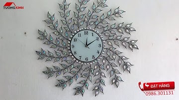 Tường Xinh - Đồng hồ treo tường nghệ thuật bông lúa DH0150