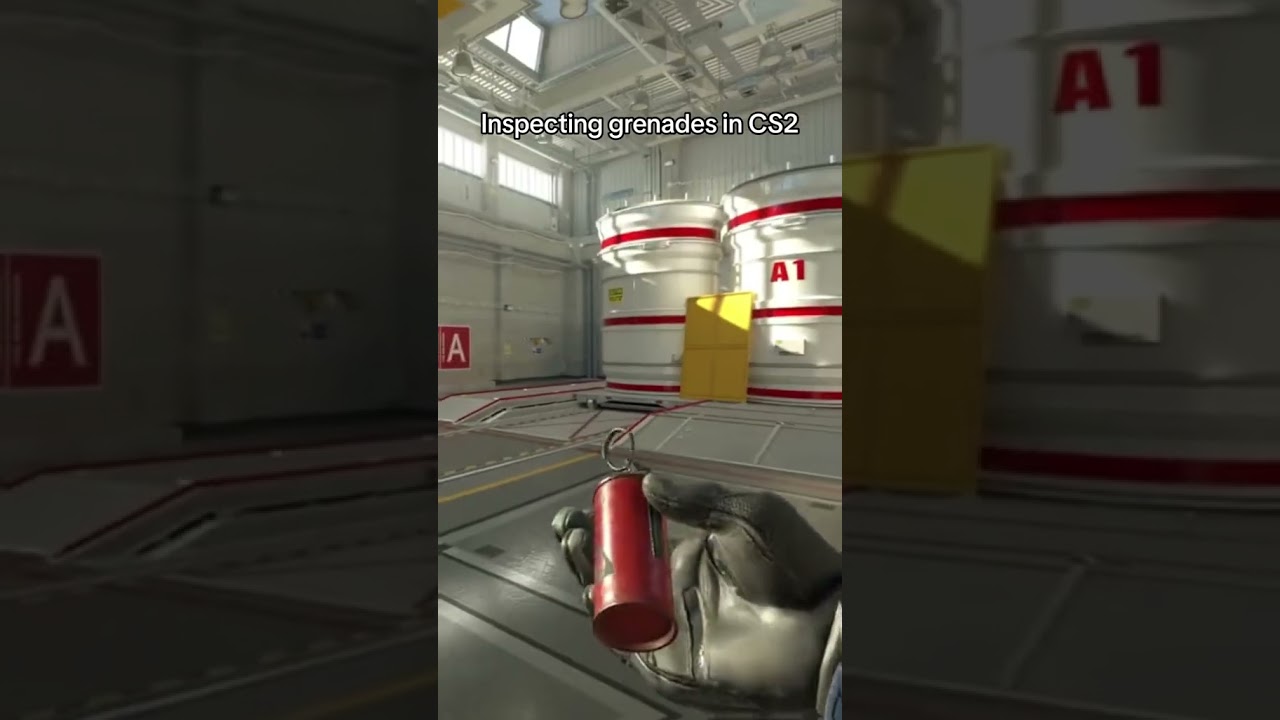 Inspecting new grenades 