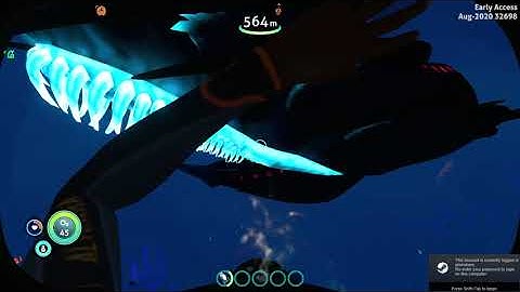 Subnautica Below Zero shadow leviathan seatruck attack animation and kill animation