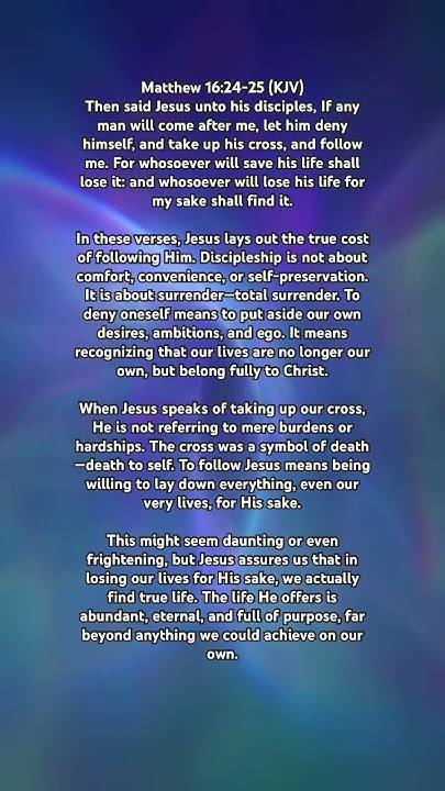 the-cost-of-true-discipleship-reflecting-matthew-16-24-25-kjv
