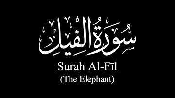 Surat Al-Fīl (The Elephant) | Sh Yasser Al-Dosary | ياسر الدوسري | سورة الفيل