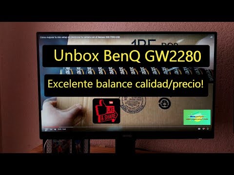 Unbox BenQ GW2280 Excelente balance calidad/precio!