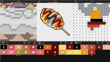 Color by number & Pixel art Android Gameplay