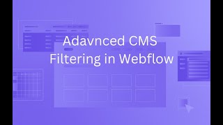 How to add webflow cms filter | cms filter finsweet | dynamic filtering webflow