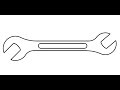 Making a 2D wrench in AutoCAD