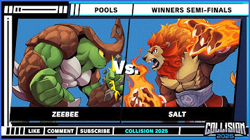 Collision 2025 - Winners Semis - Zeebee (Kragg) VS Salt (Zetterburn) - Rivals of Aether II Singles
