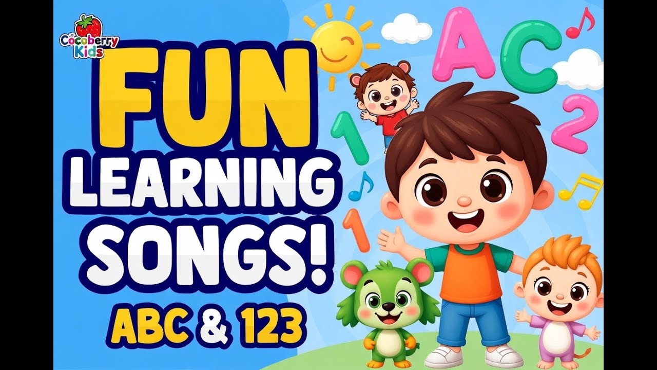 Sing & Learn with Cocoberry Kids 🎶 | ABC Song, Numbers 1–10 & Sunny Day Fun