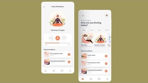🧘🏻‍♂️ Meditation App | Dribbble Design Clone | Flutter UI | Flutter Tutorial | Speed code