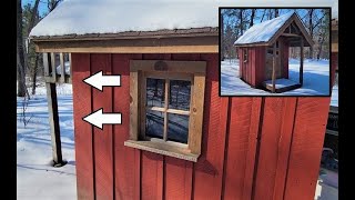 Sliding Window Idea For Deer Hunting Blind  Simple, Cheap, Proven!