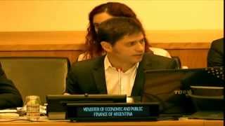 25 de JUN. Axel Kicillof expone en ONU sobre la restructuración de la deuda soberana