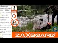 Электросамокат для народа?Тест-драйв Zaxboard Avatar V3 Аquа на литых покрышках по городу и парку.