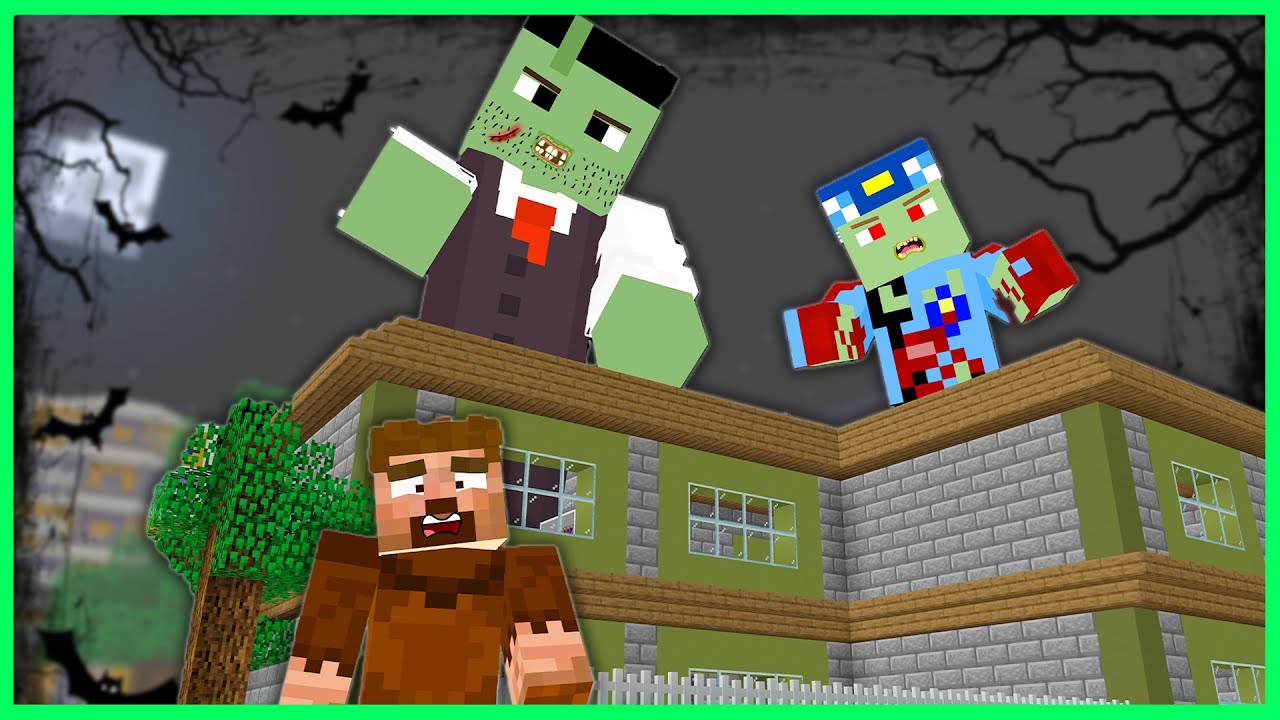 ZOMBİ KEMAL VE KEREM KOMİSER AİLESİ ŞEHRİ ELE GEÇİRİYOR FİLMİ! 🤯 - Minecraft ZENGİN FAKİR HAYATI