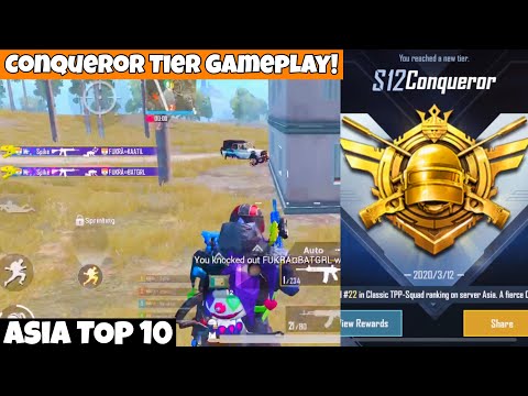 Asia TOP Conqueror Tier Gameplay | PUBG Mobile | Mr Spike