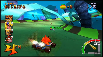 Crash Team Racing PS1 Arcade Mode Gameplay
