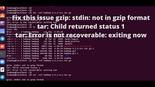tar: Error is not recoverable: exiting now - YouTube Tar: Error Is Not Recoverable: Exiting Now - Youtube